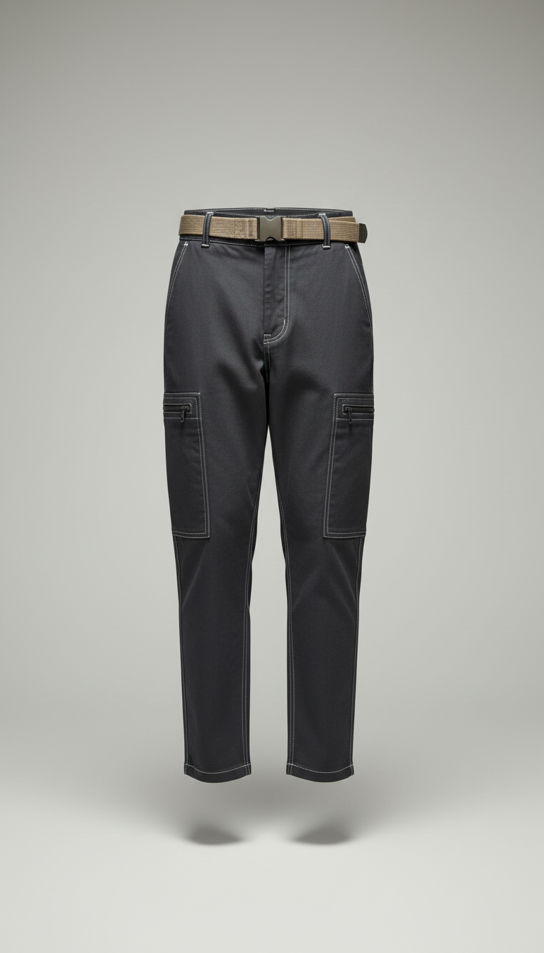 Tailored Wool Logo Trousers
