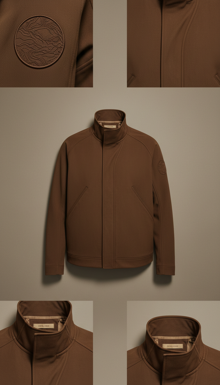 Technical Blend Cropped Jacket