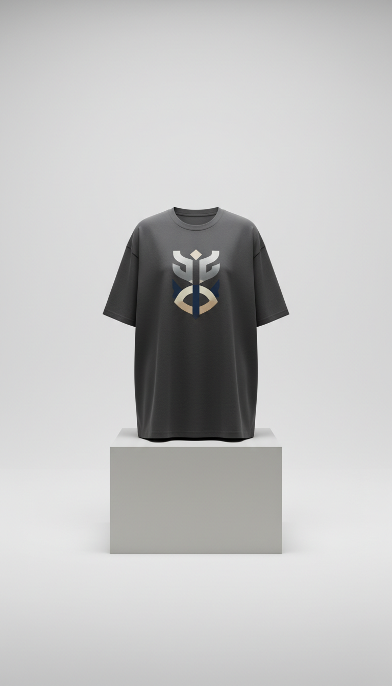 Oversized Cotton Logo Tee