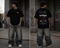 Bugatti Veyron Blueprint Oversized Streetwear T-Shirt