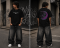 Freaks & Tears Neon Back Graphic Oversized T-Shirt