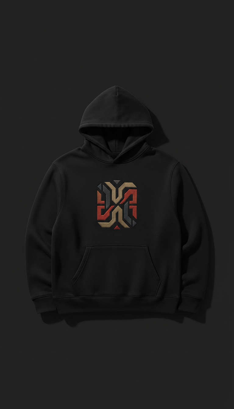 Textured Embossed Hoodie